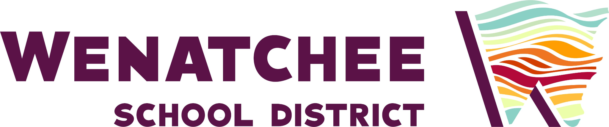 Wenatchee School District colorful logo